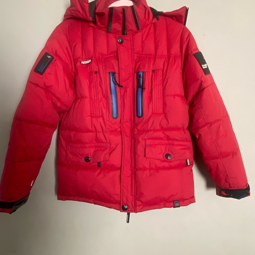Red Kids Puffer Jacket - Picture 16 of 16
